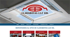 Desktop Screenshot of claraboyas-luz.com.ar
