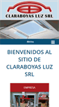 Mobile Screenshot of claraboyas-luz.com.ar