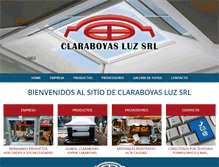 Tablet Screenshot of claraboyas-luz.com.ar